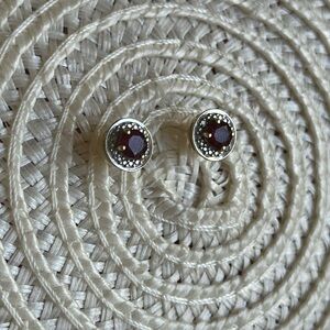 Garnet Earrings